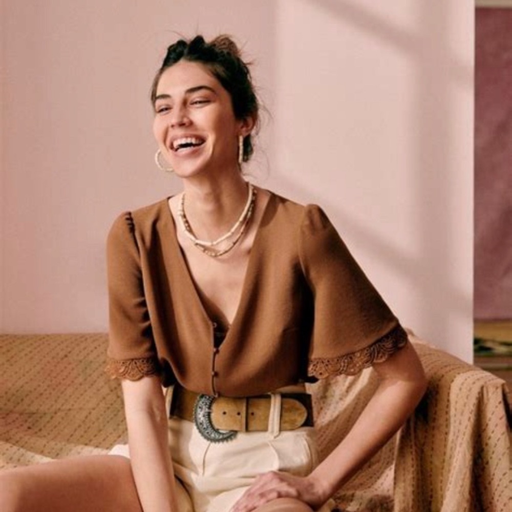 Sézane Thalia Blouse | Free Dry Cleaning